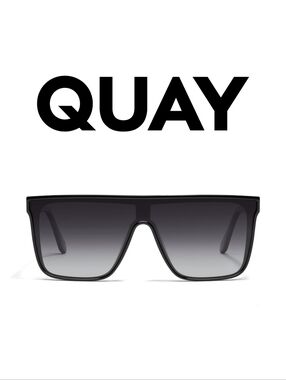Quay Australia - Nightfall - Bestseller - Black Frame/ Smoke Lens - Medium